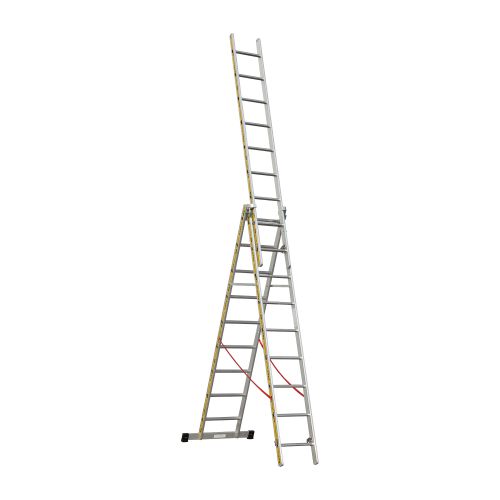 Euro-Light Mehrzweckleiter 3-tlg. Mod. 207 - Sprossenzahl: 3 x 9