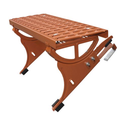 Universal Trittflächenset - Ausführung: ziegelrot beschichtet, Trittfläche: 480 x 250 mm