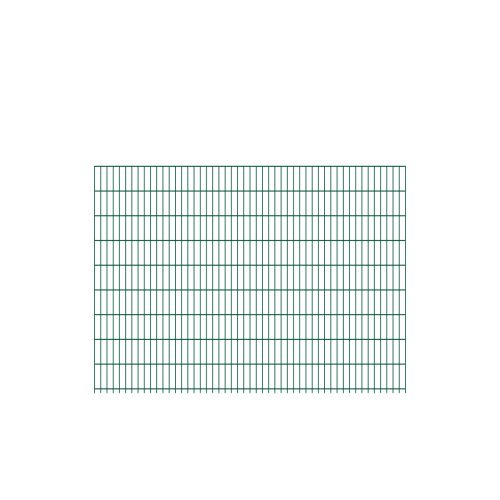 Doppelstabmattenzaun Goliath 8/6/8 mm - Ausführung: grün beschichtet, Höhe: 183 cm, Länge: 251 cm