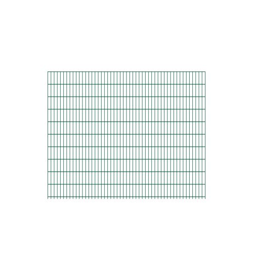 Doppelstabmattenzaun Goliath 8/6/8 mm - Ausführung: grün beschichtet, Höhe: 203 cm, Länge: 251 cm