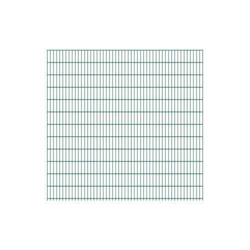 Doppelstabmattenzaun Goliath 8/6/8 mm - Ausführung: grün beschichtet, Höhe: 243 cm, Länge: 251 cm