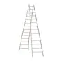 Alu-Sprossen Stehleiter Mod. 000 - Sprossenanzahl: 2 x 14, Länge: 4,02 m