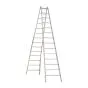 Alu-Sprossen Stehleiter Mod. 000 - Sprossenanzahl: 2 x 14, Länge: 4,02 m