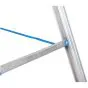 Alu-Sprossen Stehleiter Mod. 000 - Sprossenanzahl: 2 x 6, Länge: 1,78 m