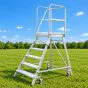 Podestleiter Nr. 515 - Stufen: 8, Arbeitshöhe: 390 cm
