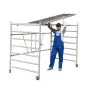 Alu Klappgerüst Mod. 178/250 - Länge: 2,50 m, Breite: 1,30 m, max. Arbeitshöhe: 4 m