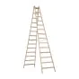Holzleiter Doppelleiter Mod. HZ - Sprossenanzahl: 2 x 14, Länge: 4,36 m