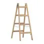 Holzleiter Doppelleiter Mod. HZ - Sprossenanzahl: 2 x 4, Länge: 1,36 m