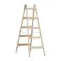 Holzleiter Doppelleiter Mod. HZ - Sprossenanzahl: 2 x 5, Länge: 1,66 m