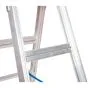 Alu-Sprossen Stehleiter für Maler Mod. M - Sprossenanzahl: 2 x 8, Länge: ca. 2,65 m