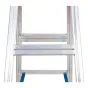 Alu-Sprossen Stehleiter für Maler Mod. M - Sprossenanzahl: 2 x 5, Länge: ca. 1,75 m