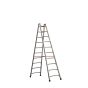 Alu-Sprossen Stehleiter Mod. S305 - Sprossenanzahl: 2 x 10, Länge: 2,95 m