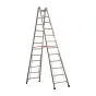 Alu-Sprossen Stehleiter Mod. S305 - Sprossenanzahl: 2 x 12, Länge: 3,50 m
