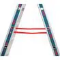Alu-Stufen Stehleiter Mod. S30577 - Stufenanzahl: 2 x 6, Länge: 1,50 m