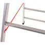 Alu-Sprossen Stehleiter Mod. S305 - Sprossenanzahl: 2 x 12, Länge: 3,50 m