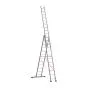 Euro-Profi Mehrzweckleiter 3-tlg. Mod. S307 - Sprossenanzahl: 3 x 12, max. Arbeitshöhe: 9,30 m