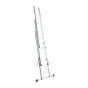 Euro-Profi Mehrzweckleiter 3-tlg. Mod. S307 - Sprossenanzahl: 3 x 8, max. Arbeitshöhe: 6,80 m