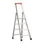 Euro-Profi Alu Stufenstehleiter Mod. S32577 - Stufenanzahl: 4, Länge: 1,65 m