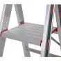 Euro-Profi Alu Stufenstehleiter Mod. S32577 - Stufenanzahl: 8, Länge: 2,65 m