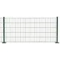 Doppelstabmattenzaun David 6/5/6 mm - Ausführung: grün beschichtet, Höhe: 103 cm, Länge: 251 cm