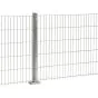 Doppelstabmattenzaun David 6/5/6 mm - Ausführung: verzinkt, Höhe: 223 cm, Länge: 251 cm