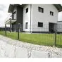 Doppelstabmattenzaun Goliath 8/6/8 mm - Ausführung: anthrazit beschichtet, Höhe: 183 cm, Länge: 251 cm