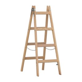 Holzleiter Doppelleiter Mod. HZ - Sprossenanzahl: 2 x 4, Länge: 1,36 m