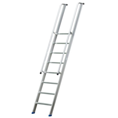 Profi Stufenleiter Mod. 222 mit 2 Handläufen - Stufenanzahl: 8, Länge: 3,24 m