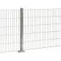 Doppelstabmattenzaun David 6/5/6 mm - Ausführung: verzinkt, Höhe: 163 cm, Länge: 251 cm