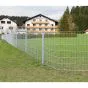 Doppelstabmattenzaun David 6/5/6 mm - Ausführung: verzinkt, Höhe: 163 cm, Länge: 251 cm