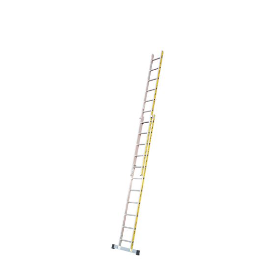Euro-Light Schiebeleiter 2-tlg. Mod. 202 ABVERKAUF - Sprossenzahl: 2 x 11, Länge max.: ca.  5,80 m