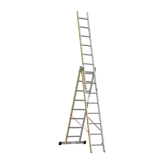 Euro-Light Mehrzweckleiter 3-tlg. Mod. 207 - Sprossenzahl: 3 x 8