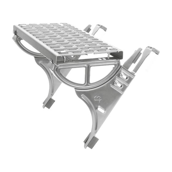 Universal Trittflächenset - Ausführung: verzinkt, Trittfläche: 800 x 250 mm