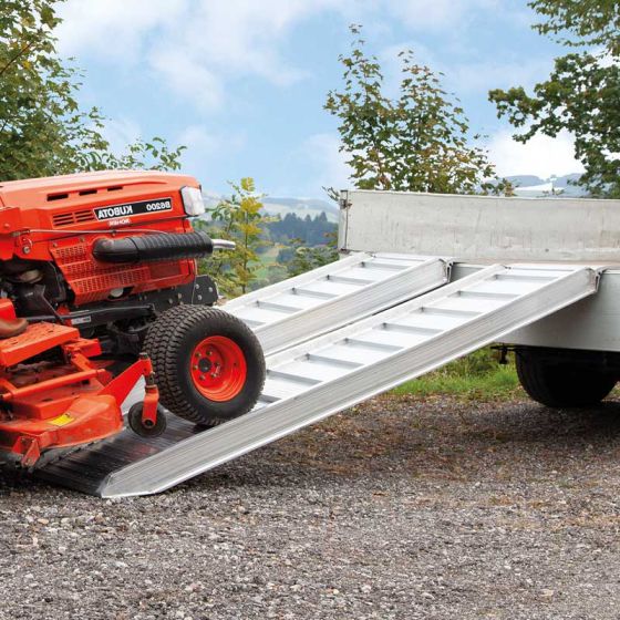 Alu Verladerampe Profi - extra starke Ausführung, Preis per Stück - Länge: 450 cm, Breite außen: 41 cm