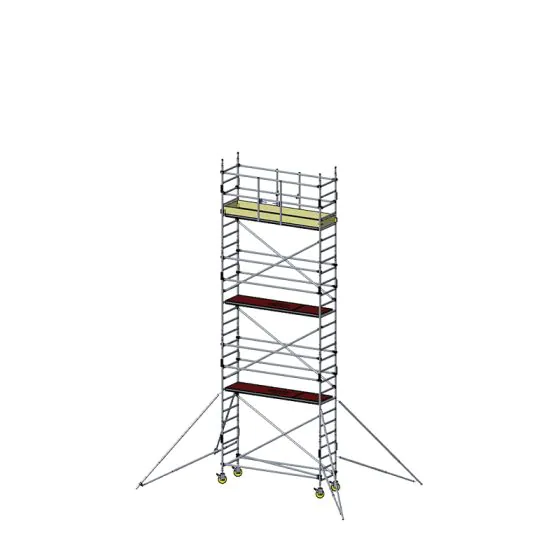 Alu Fahrgerüst Mod. D neue Norm MOBILE - Breite: 0,70 m - Gerüstl.: 3,05 m, Arbeitsh.: 8,30 m