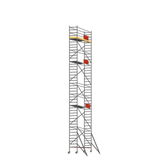 Alu Fahrgerüst Mod. D Standardausführung - Breite: 0,70 m - Gerüstl.: 2,50 m, Gerüsth.: 11,30 m