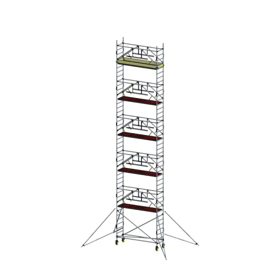 Alu Fahrgerüst Mod. D neue Norm SAFE - Breite: 0,70 m - Gerüstl.: 2,50 m, Gerüsth.: 11,30 m