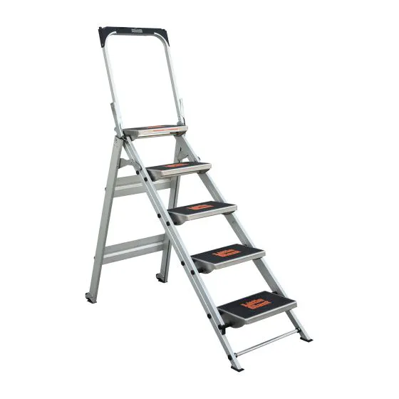 Little Giant mit Sicherheitsbügel - Stufenanzahl: 5, Standhöhe: 112 cm