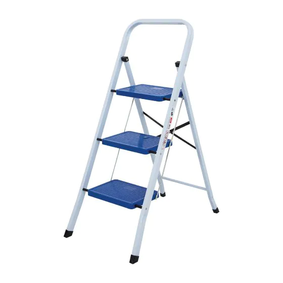 Stahlklapptritt Mod. SKT - Stufenanzahl: 3, Standhöhe: 69 cm