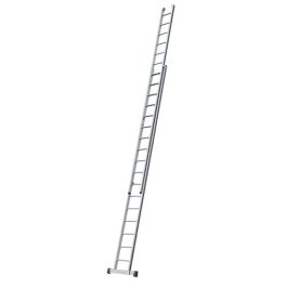 Euro-Profi Schiebeleiter 2-tlg. Mod. S302 - Sprossenanzahl: 2 x 17, Länge max.: ca. 8,55 m