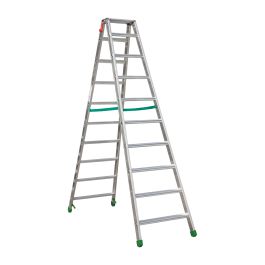 Stehleiter Alu-Stufen Light Star - Stufenanzahl: 10