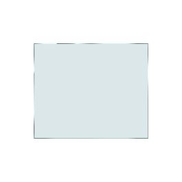 Verbundsicherheitsglas mattweiß - Maße: 900 x 750 mm, m²: 0,68, Glasstärke: 8,76 mm