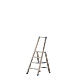 Alu-Stufen Stehleiter Mod. PL - Stufenanzahl: 3, Gesamthöhe mit Bügel: 1,29 m