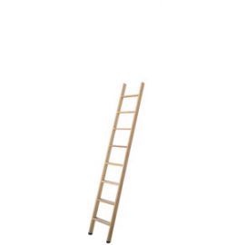 Holzleiter Stufenanlegeleiter - Stufenanzahl: 8, Länge: ca. 2,01 m