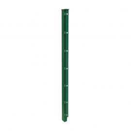 Zaunpfosten Mod. A - Ausführung: grün beschichtet, für Zaunhöhe: 123 cm, Länge: 170 cm, Befestigungspunkte: 7