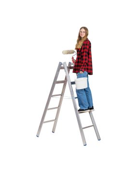 Alu-Sprossen Stehleiter für Maler Mod. M