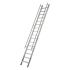 Alu Profi Stufenanlegeleiter Mod. 220 mit 2 Handläufen  - Stufenanzahl: 16, Leiternlänge (L): 3,91 m