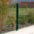 Zaunpfosten Mod. A - Ausführung: grün beschichtet, für Zaunhöhe: 83 cm, Länge: 130 cm, Befestigungspunkte: 5