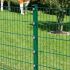 Zaunpfosten Mod. P - Ausführung: grün beschichtet, für Zaunhöhe: 243 cm, Länge: 300 cm, Befestigungspunkte: 13